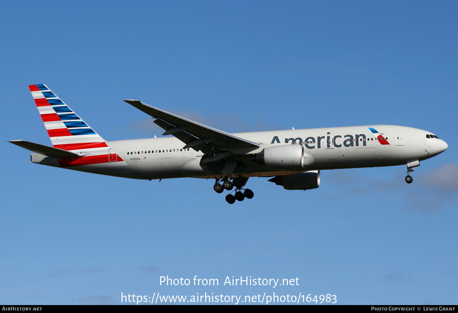 Aircraft Photo of N787AL | Boeing 777-223/ER | American Airlines | AirHistory.net #164983