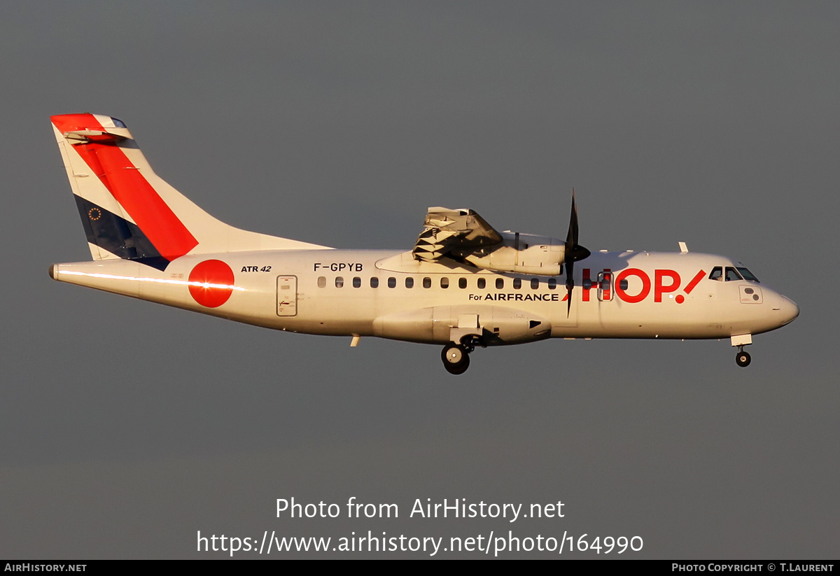 Aircraft Photo of F-GPYB | ATR ATR-42-500 | Hop! | AirHistory.net #164990