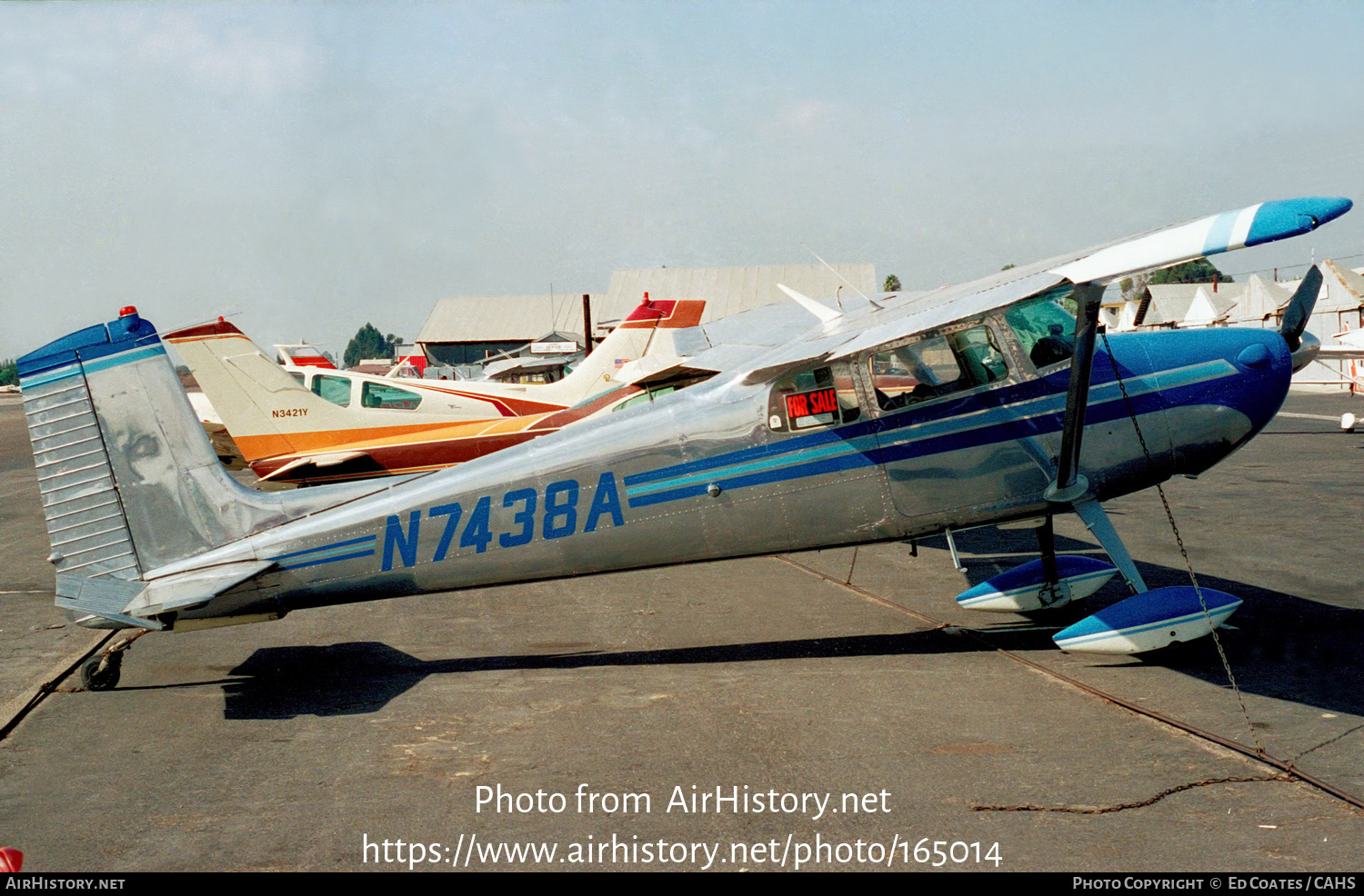 Aircraft Photo of N7438A | Cessna 172/Taildragger | AirHistory.net #165014