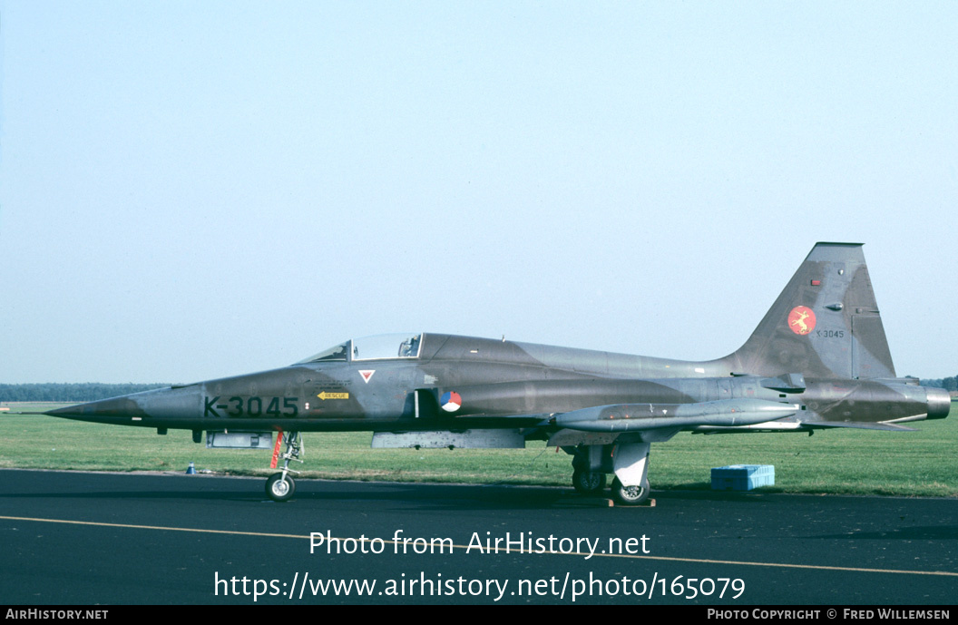 Aircraft Photo of K-3045 | Canadair NF-5A | Netherlands - Air Force | AirHistory.net #165079