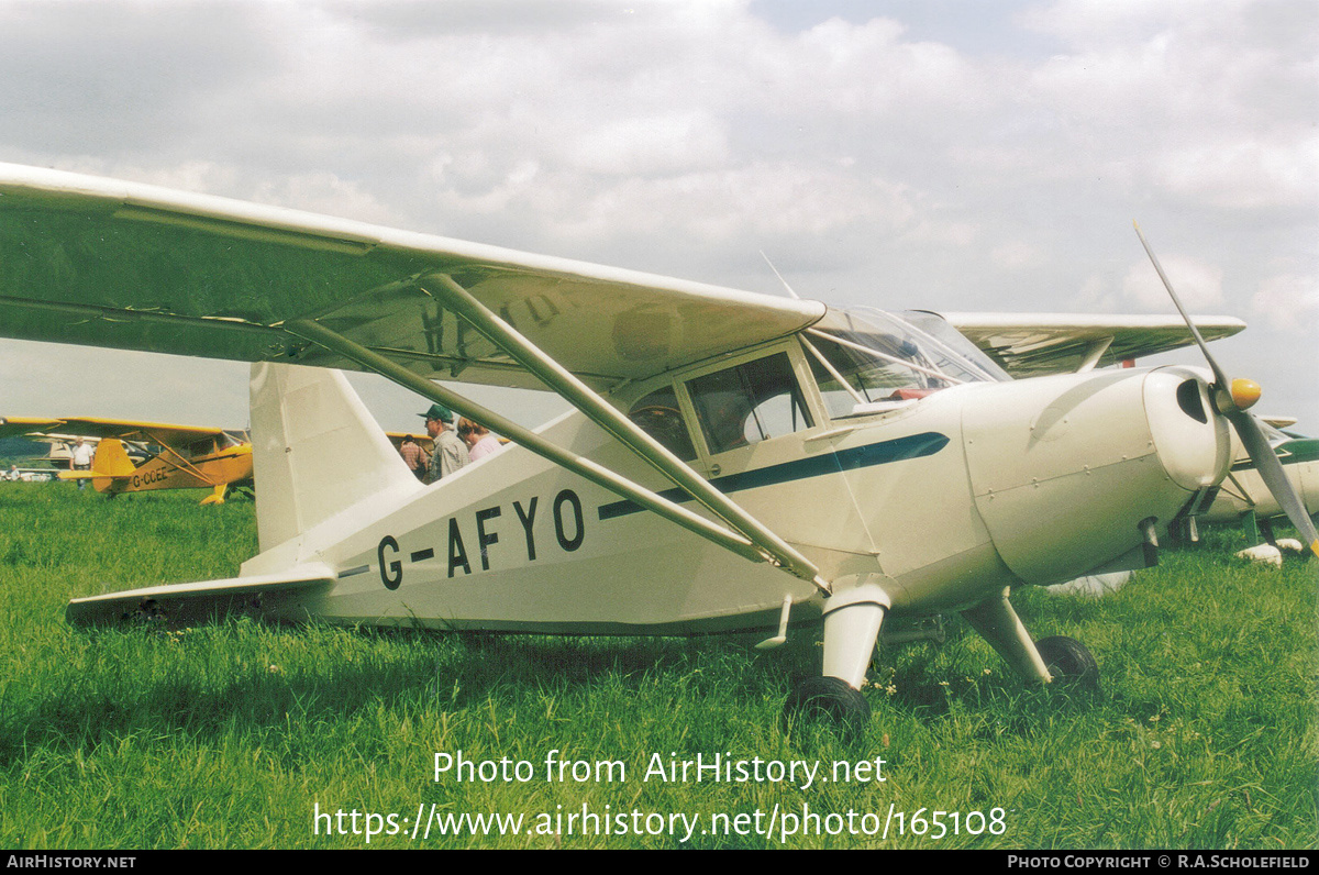 Aircraft Photo of G-AFYO | Stinson 105 HW-75 | AirHistory.net #165108