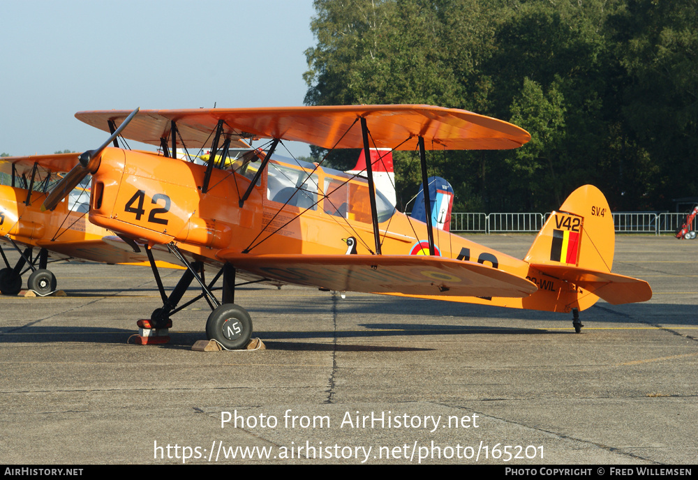 Aircraft Photo of OO-WIL / V42 | Stampe-Vertongen SV-4B | Belgium - Air Force | AirHistory.net #165201