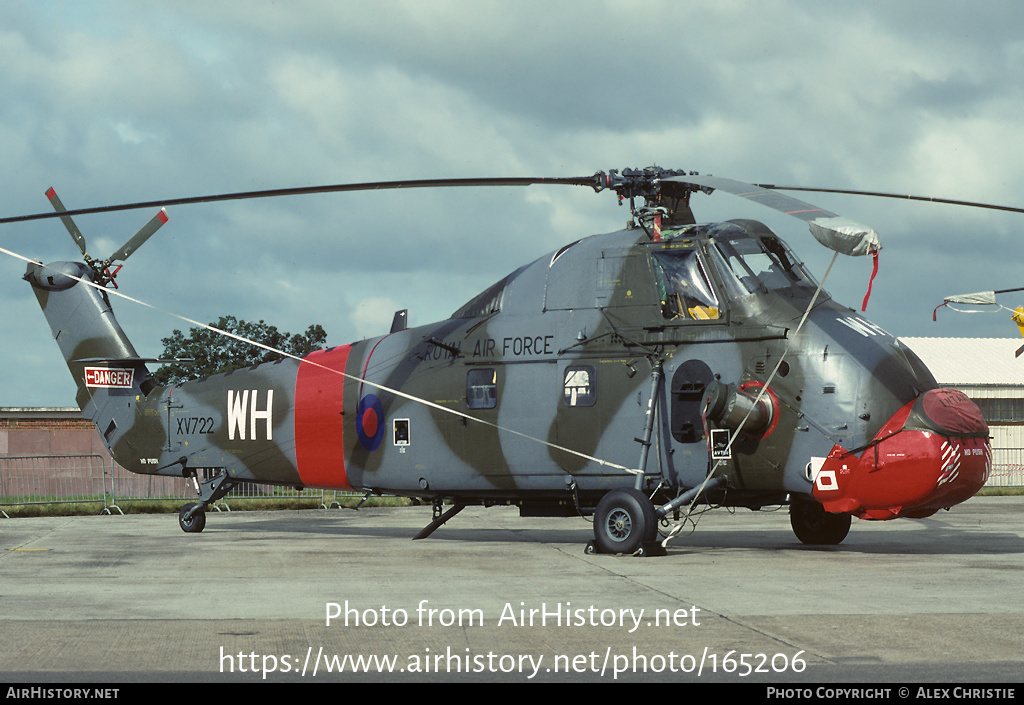 Aircraft Photo of XV722 | Westland WS-58 Wessex HC.2 | UK - Air Force | AirHistory.net #165206