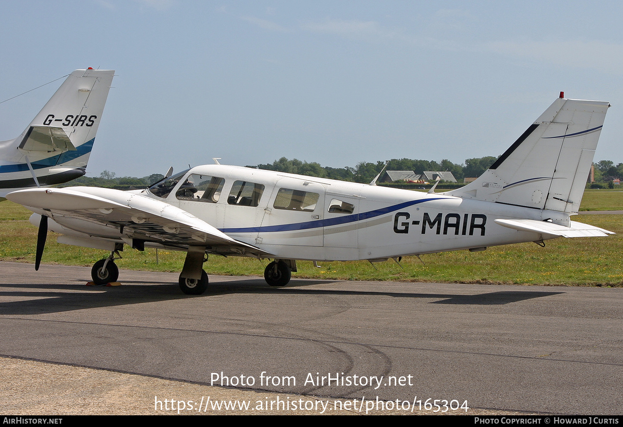 Aircraft Photo of G-MAIR | Piper PA-34-200T Seneca II | AirHistory.net #165304