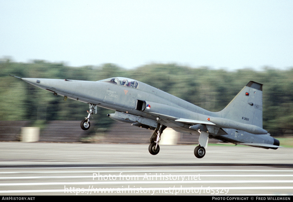 Aircraft Photo of K-3011 | Canadair NF-5A | Netherlands - Air Force | AirHistory.net #165329