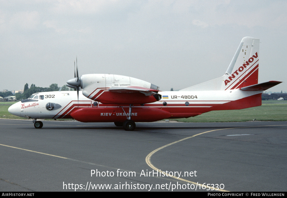 Aircraft Photo of UR-48004 | Antonov An-32P Firekiller | Antonov Design Bureau | AirHistory.net #165330