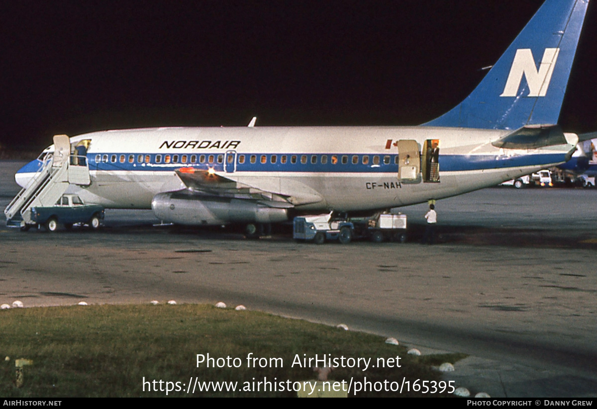 Aircraft Photo of CF-NAH | Boeing 737-242C | Nordair | AirHistory.net #165395