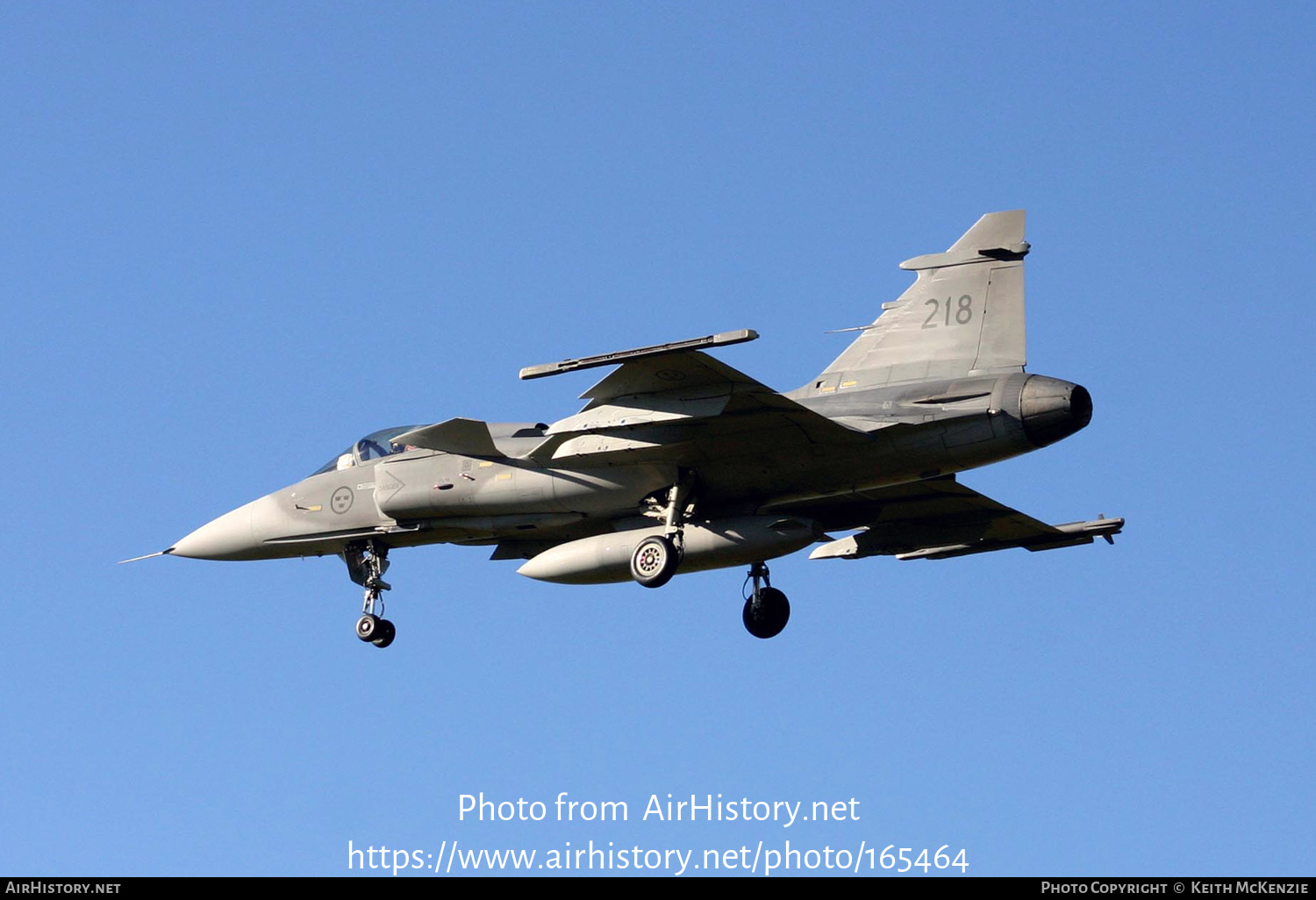 Aircraft Photo of 39218 | Saab JAS 39C Gripen | Sweden - Air Force | AirHistory.net #165464