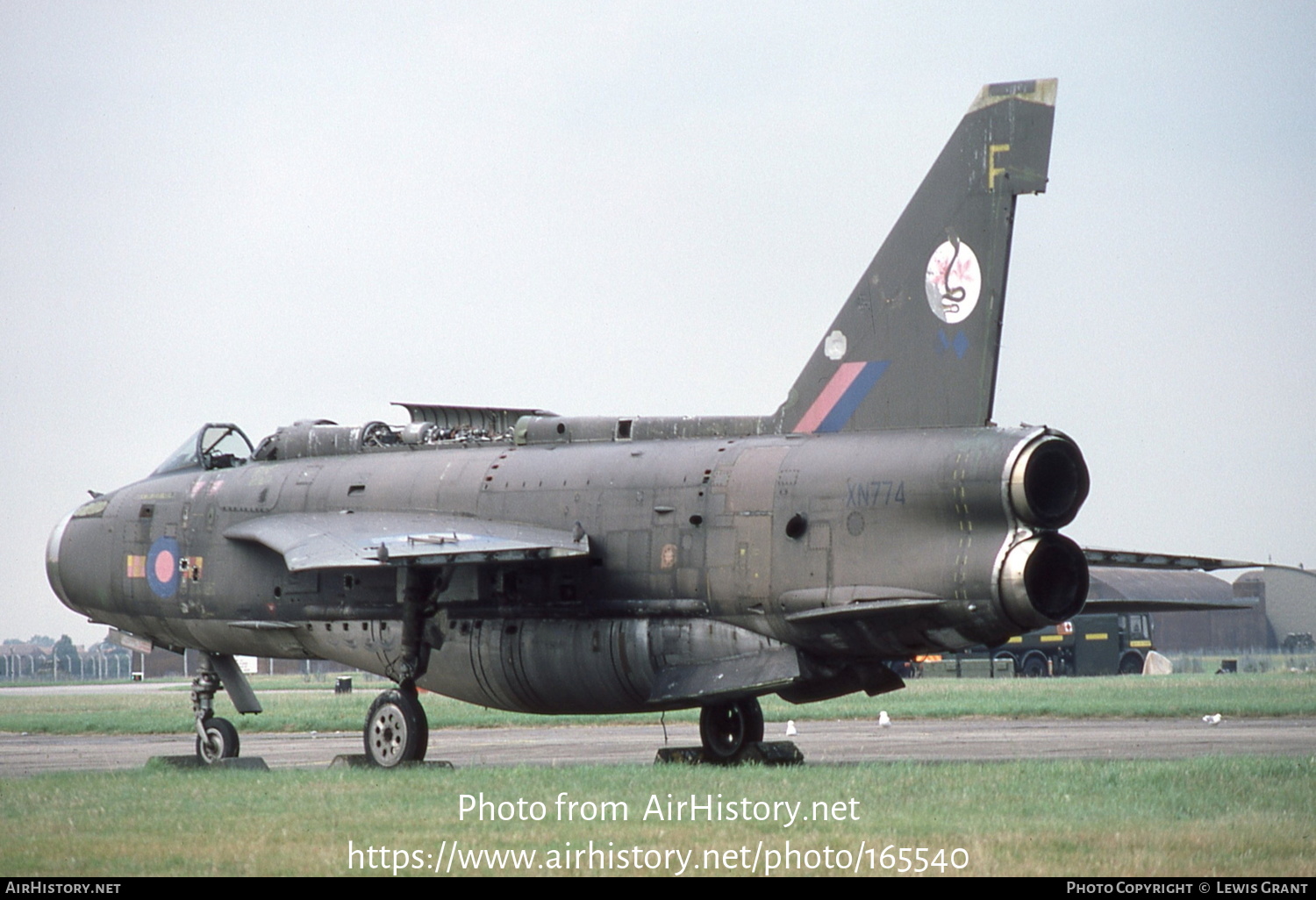 Aircraft Photo of XN774 | English Electric Lightning F2A | UK - Air Force | AirHistory.net #165540