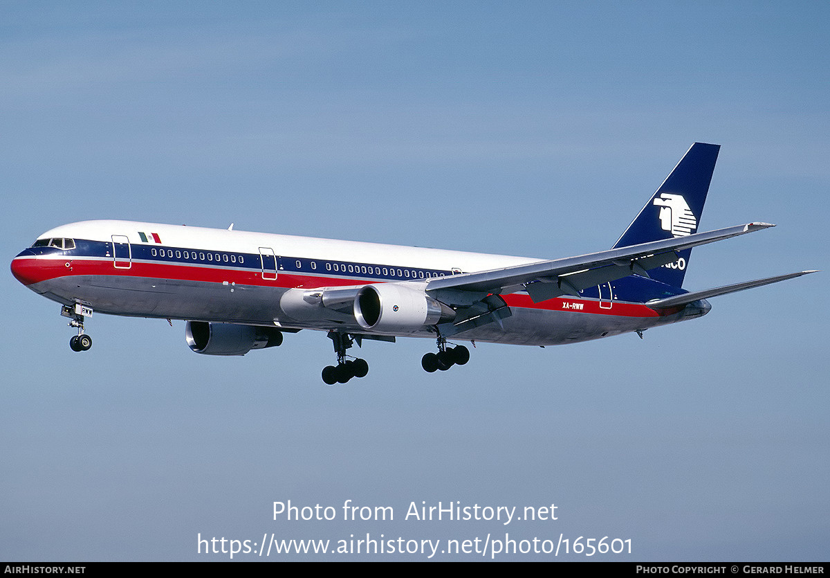 Aircraft Photo of XA-RWW | Boeing 767-3Y0/ER | AeroMéxico | AirHistory.net #165601