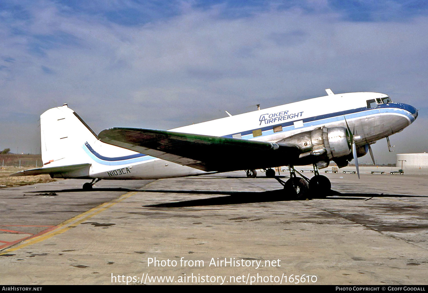 Aircraft Photo of N103CA | Douglas C-47A Skytrain | Coker Airfreight | AirHistory.net #165610