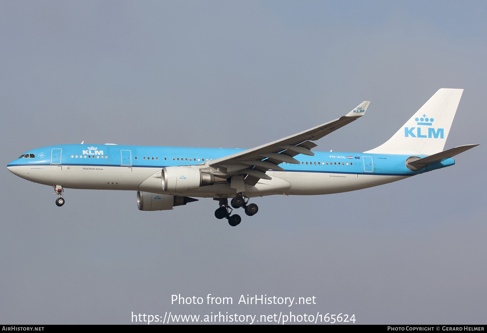 Aircraft Photo of PH-AOL | Airbus A330-203 | KLM - Royal Dutch Airlines | AirHistory.net #165624