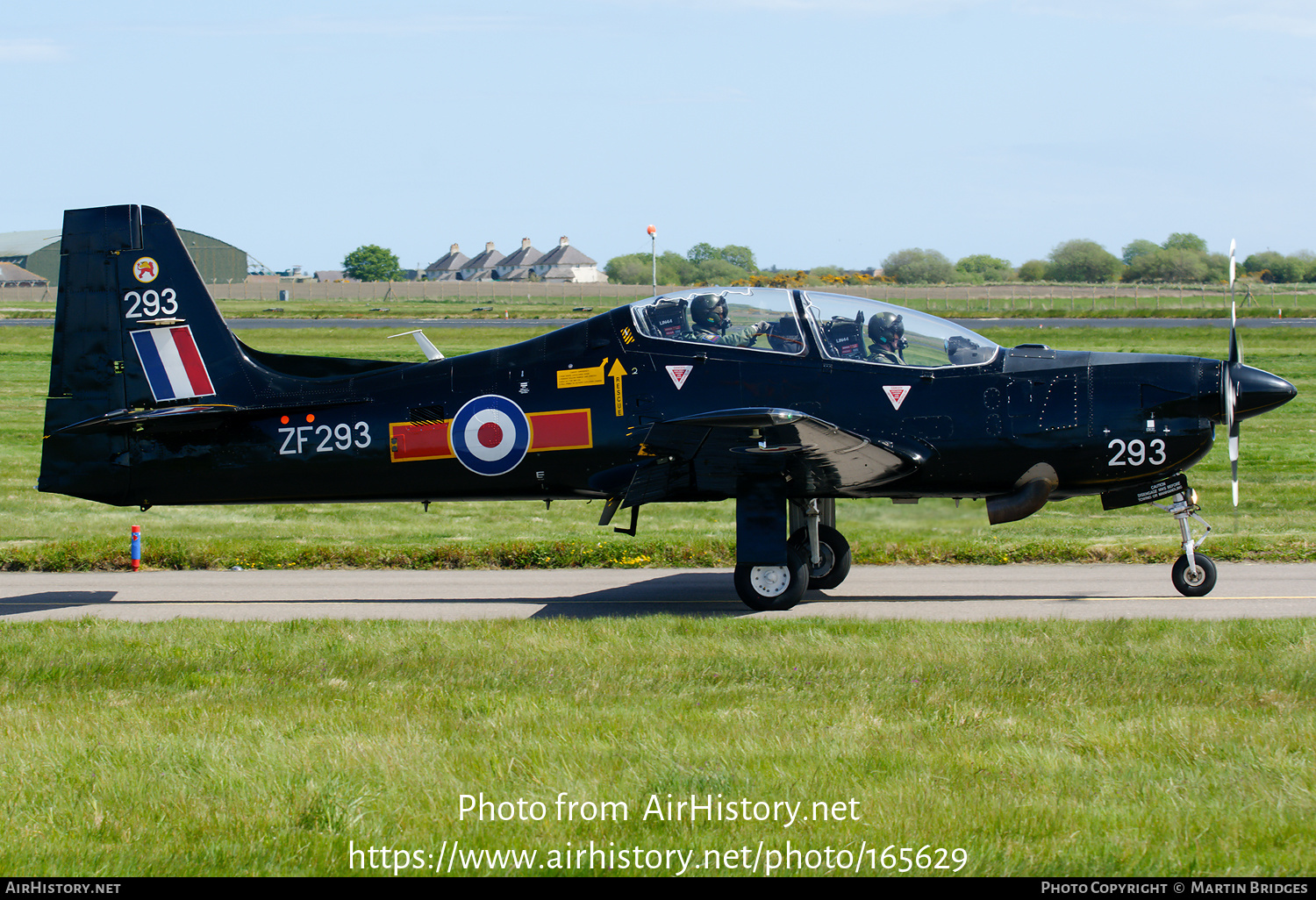 Aircraft Photo of ZF293 | Short S-312 Tucano T1 | UK - Air Force | AirHistory.net #165629