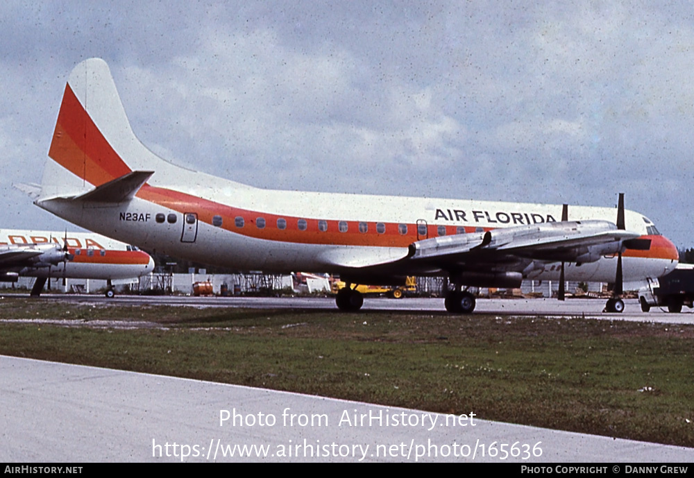 Aircraft Photo of N23AF | Lockheed L-188C Electra | Air Florida | AirHistory.net #165636