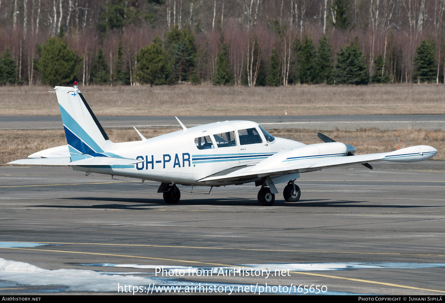 Aircraft Photo of OH-PAR | Piper PA-30-160 Twin Comanche B | AirHistory.net #165650