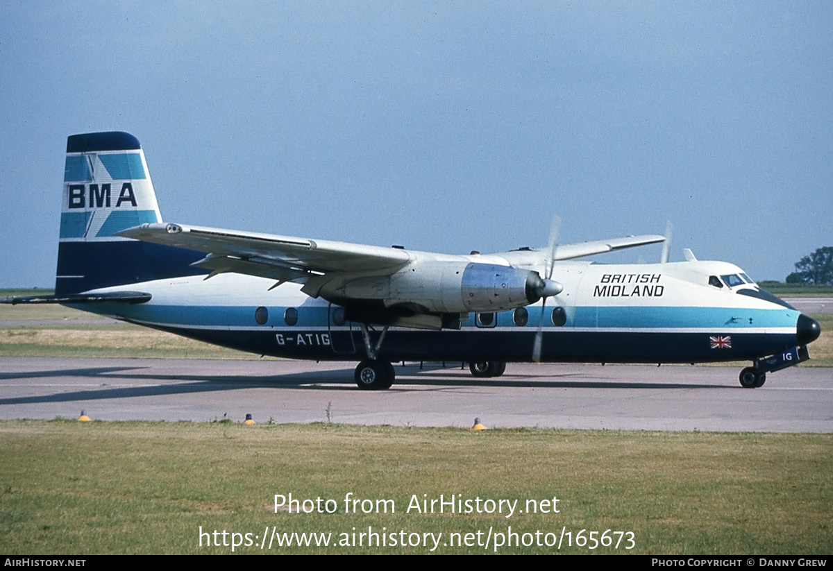 Aircraft Photo of G-ATIG | Handley Page HPR-7 Herald 214 | British Midland Airways - BMA | AirHistory.net #165673