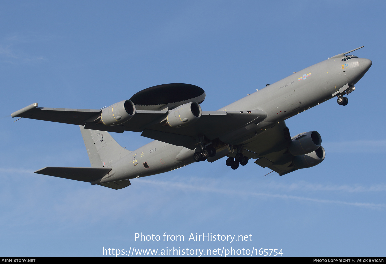 Aircraft Photo of ZH103 | Boeing E-3D Sentry AEW1 | UK - Air Force | AirHistory.net #165754