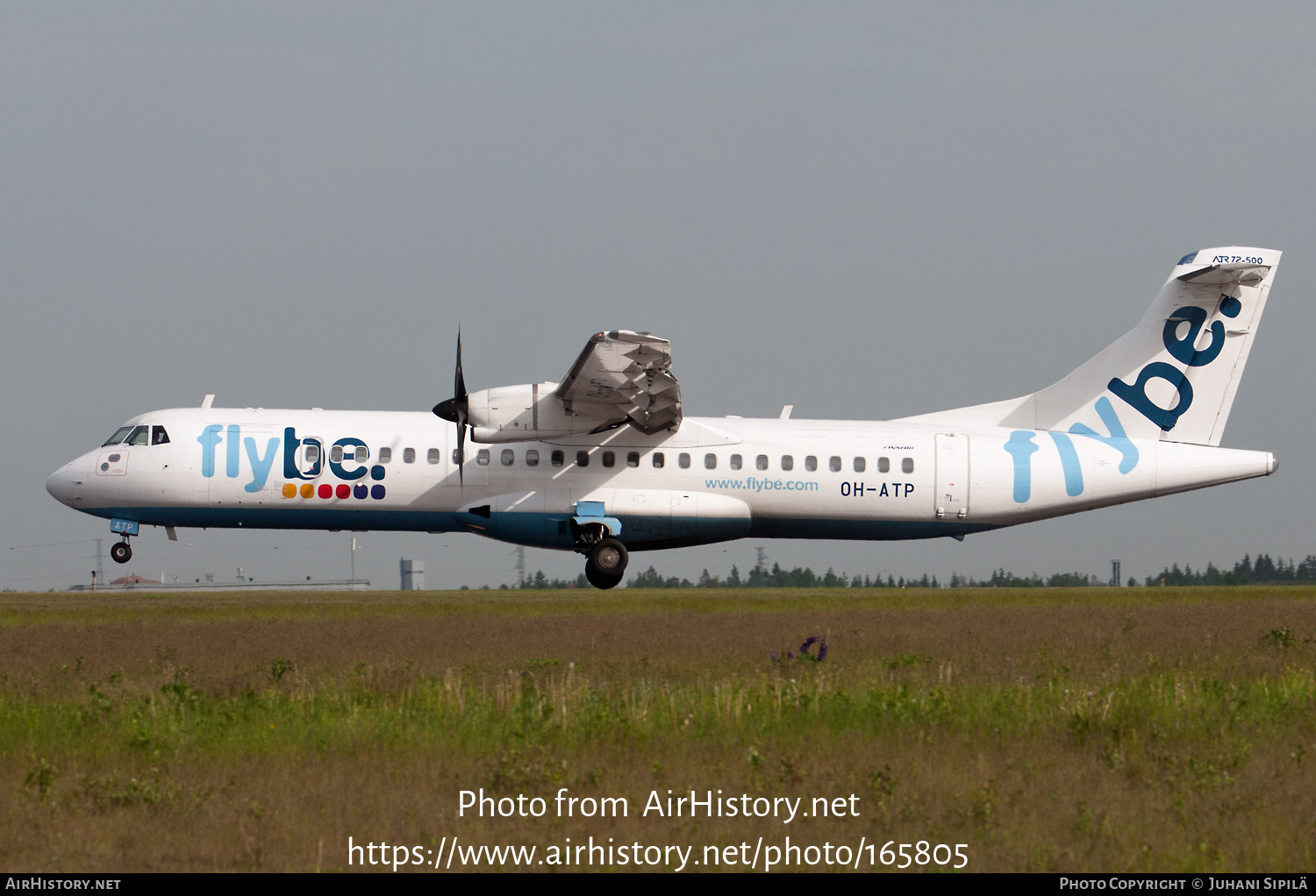 Aircraft Photo of OH-ATP | ATR ATR-72-500 (ATR-72-212A) | Flybe | AirHistory.net #165805