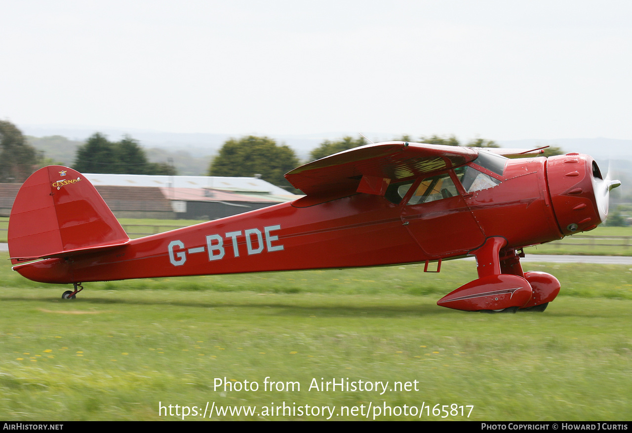 Aircraft Photo of G-BTDE | Cessna C-165 Airmaster | AirHistory.net #165817