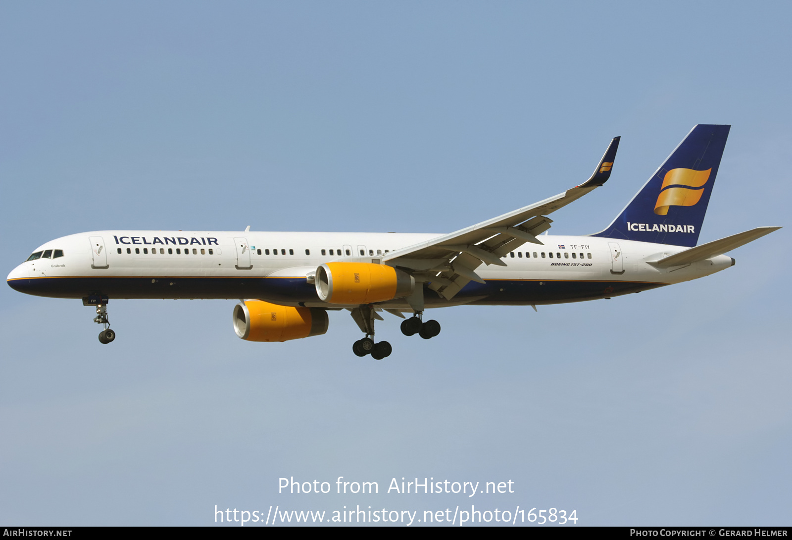 Aircraft Photo of TF-FIY | Boeing 757-256 | Icelandair | AirHistory.net #165834