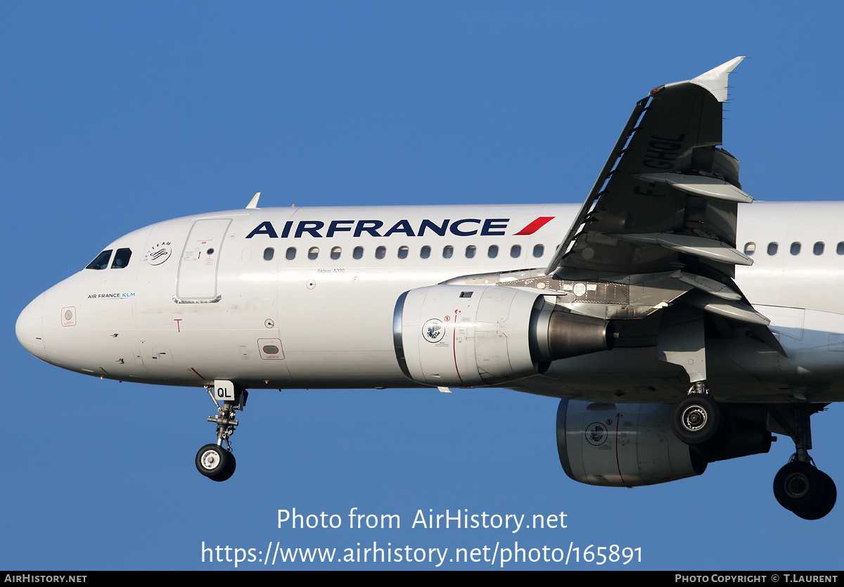 Aircraft Photo of F-GHQL | Airbus A320-211 | Air France | AirHistory.net #165891