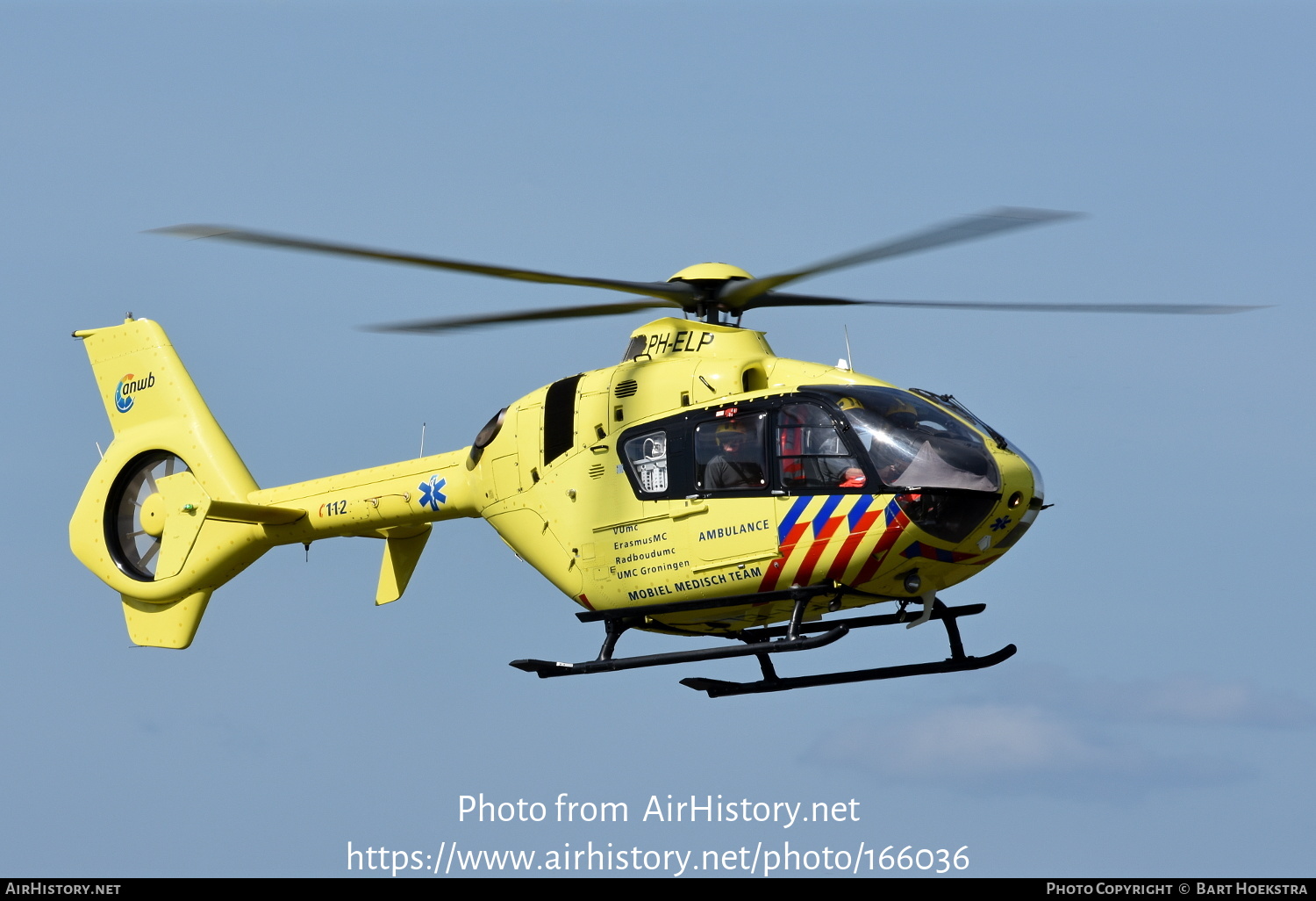 Aircraft Photo of PH-ELP | Eurocopter EC-135T-2 | ANWB Mobiel Medisch Team | AirHistory.net #166036