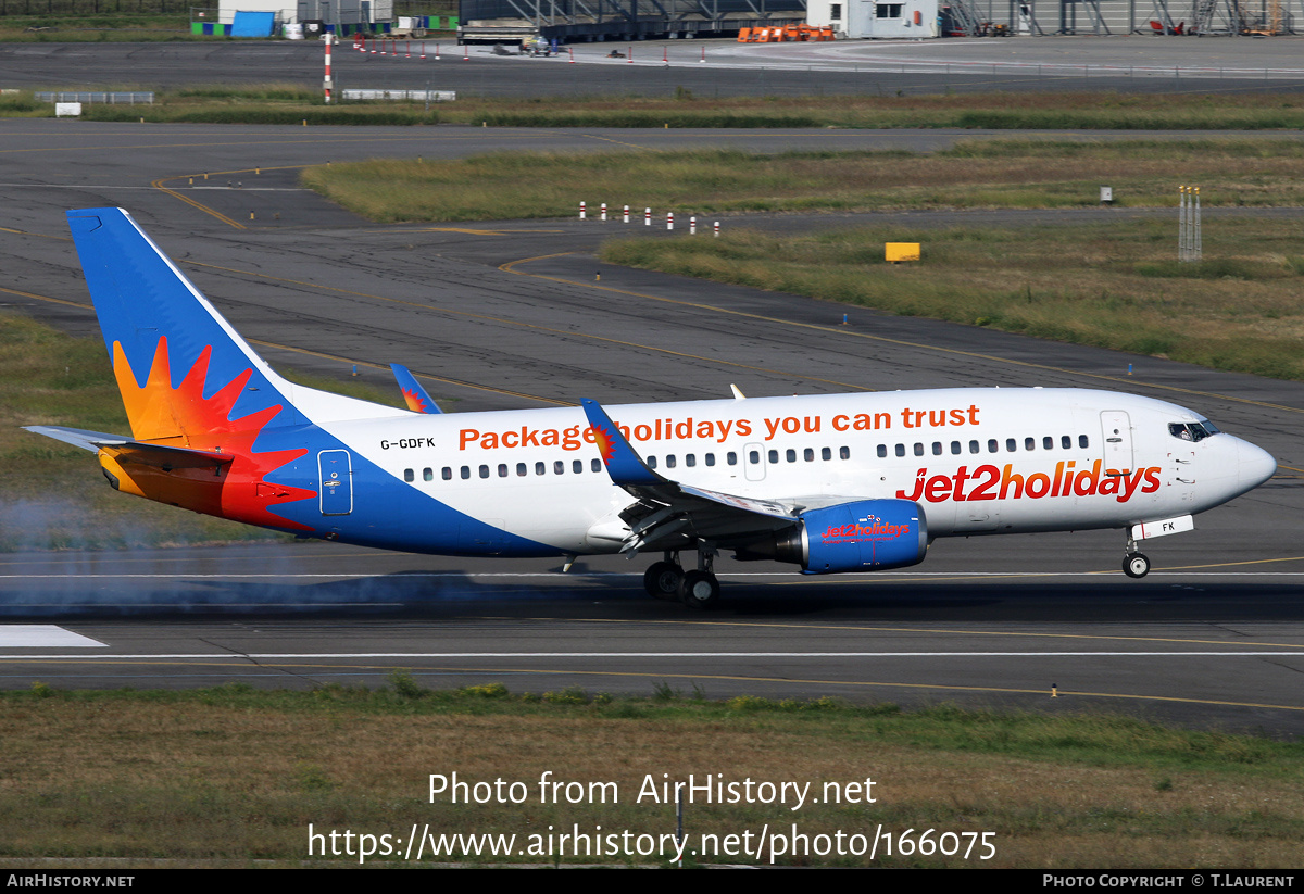 Aircraft Photo of G-GDFK | Boeing 737-36N | Jet2 Holidays | AirHistory.net #166075