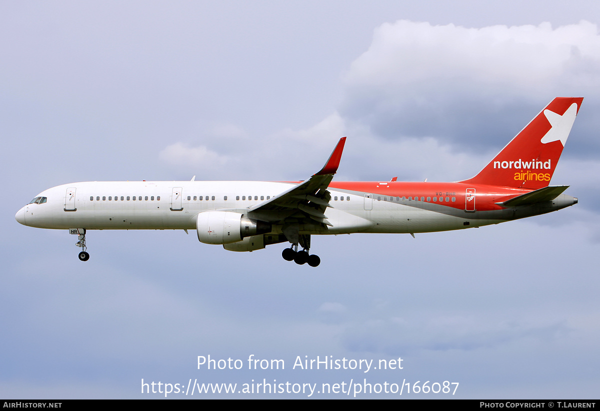 Aircraft Photo of VQ-BHR | Boeing 757-2Q8 | Nordwind Airlines | AirHistory.net #166087