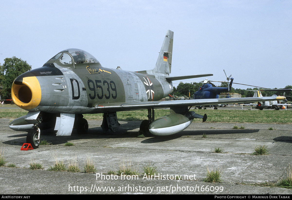 Aircraft Photo of D-9539 | Canadair CL-13B Sabre 6 | Germany - Air Force | AirHistory.net #166099