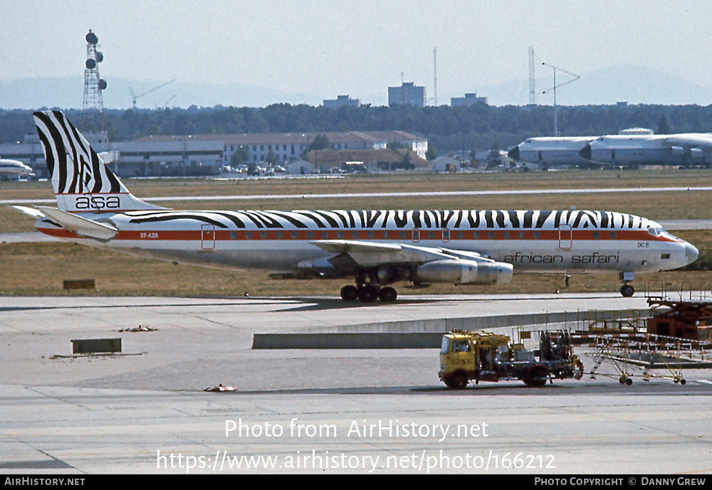 Aircraft Photo of 5Y-ASA | Douglas DC-8-33 | African Safari Airways - ASA | AirHistory.net #166212