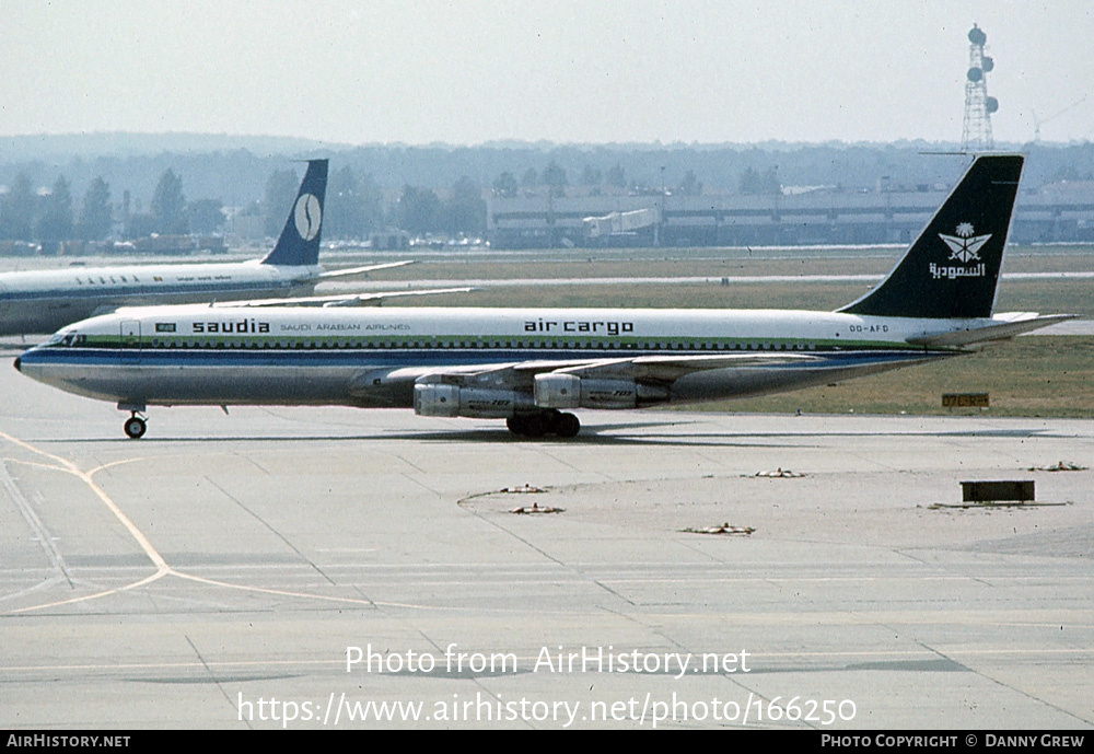 Aircraft Photo of OD-AFD | Boeing 707-3B4C | Saudia - Saudi Arabian Airlines Cargo | AirHistory.net #166250