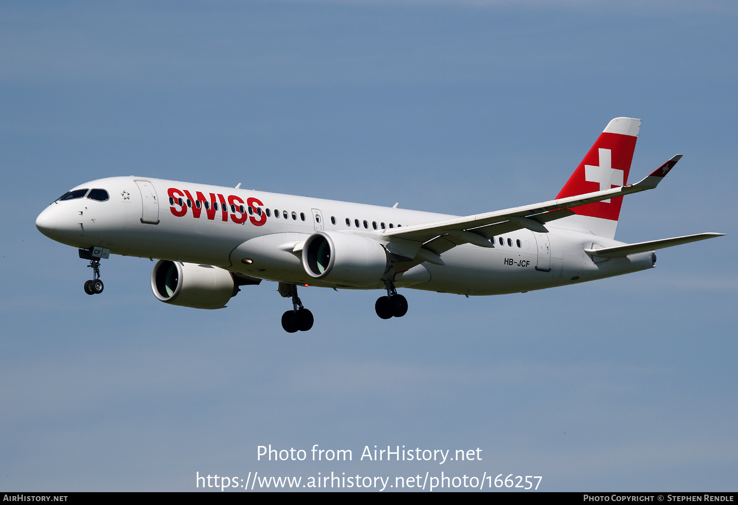 Aircraft Photo of HB-JCF | Bombardier CSeries CS300 (BD-500-1A11) | Swiss International Air Lines | AirHistory.net #166257