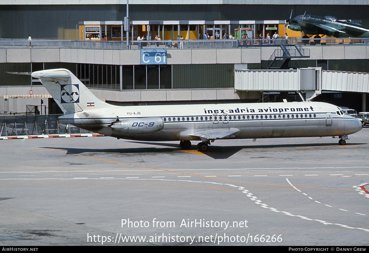 Aircraft Photo of YU-AJB | McDonnell Douglas DC-9-32 | Inex-Adria Airways | AirHistory.net #166266