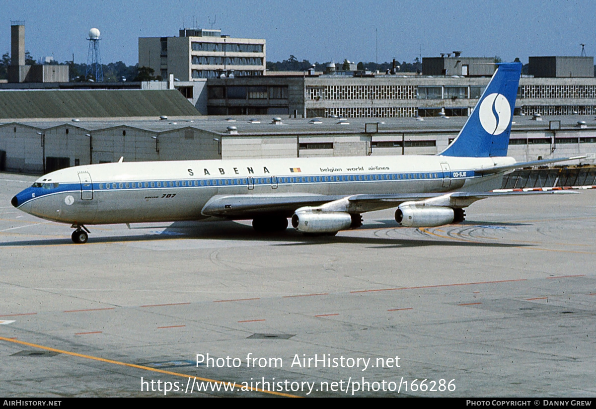 Aircraft Photo of OO-SJE | Boeing 707-329 | Sabena | AirHistory.net #166286