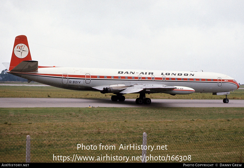 Aircraft Photo of G-BDIV | De Havilland D.H. 106 Comet 4C | Dan-Air London | AirHistory.net #166308