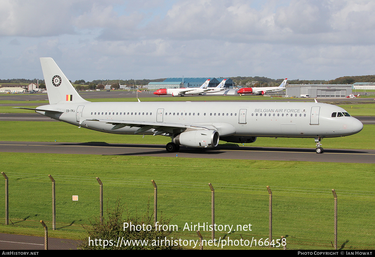 Aircraft Photo of CS-TRJ | Airbus A321-231 | Belgium - Air Force | AirHistory.net #166458