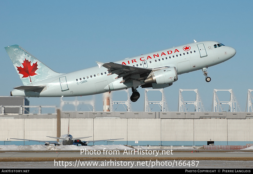 Aircraft Photo of C-GBIN | Airbus A319-114 | Air Canada | AirHistory.net #166487