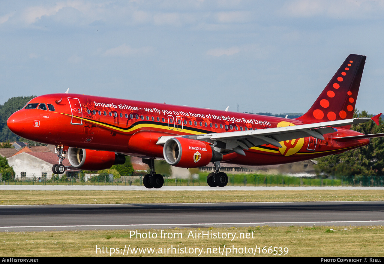 Aircraft Photo of OO-SNA | Airbus A320-214 | Brussels Airlines | AirHistory.net #166539