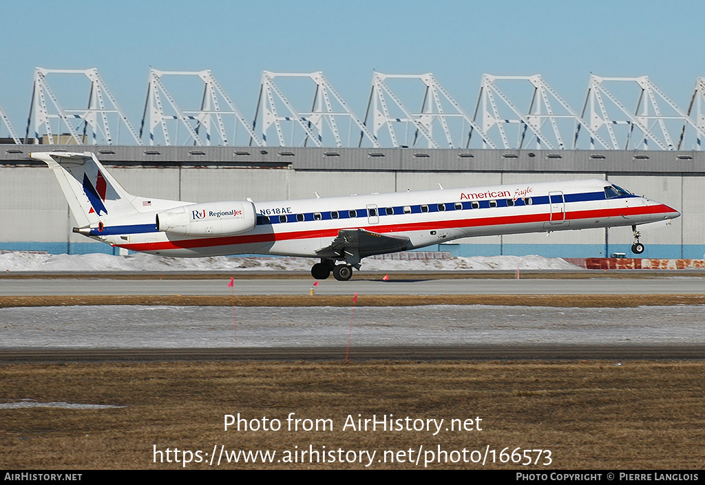 Aircraft Photo of N618AE | Embraer ERJ-145LR (EMB-145LR) | American Eagle | AirHistory.net #166573