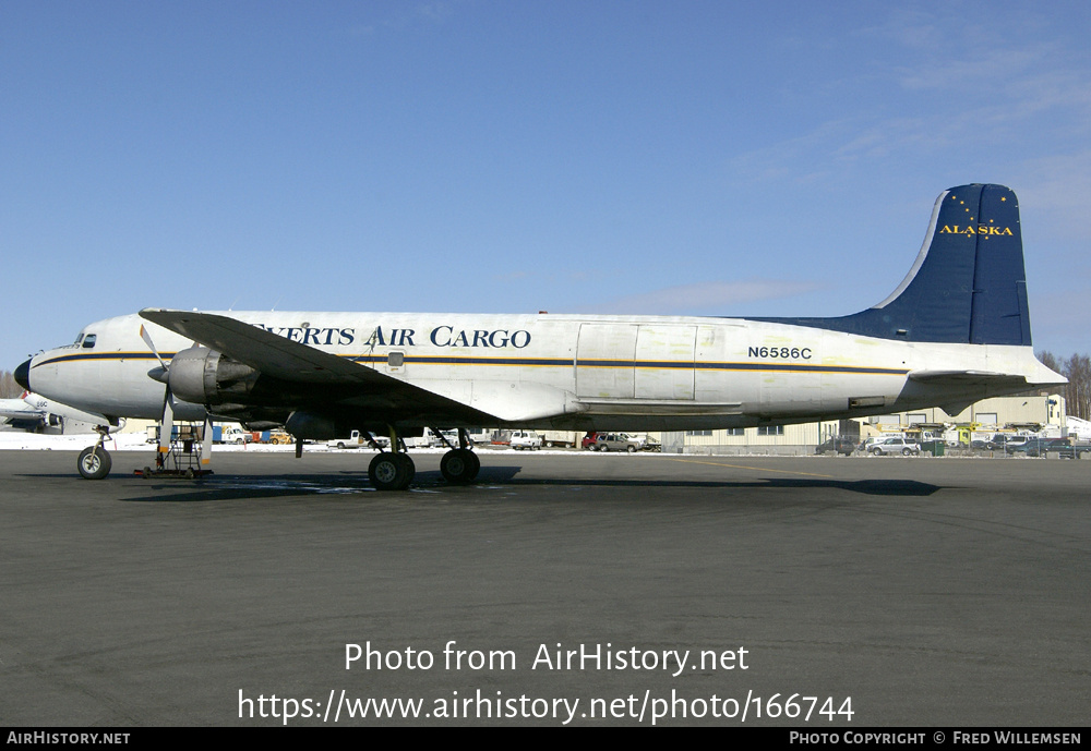 Aircraft Photo of N6586C | Douglas DC-6B(F) | Everts Air Cargo | AirHistory.net #166744