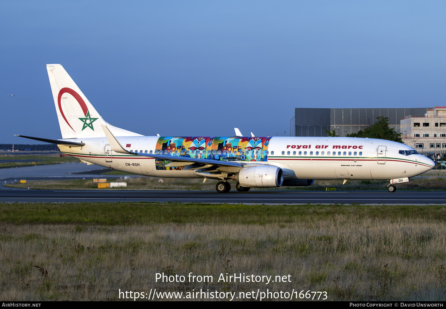 Aircraft Photo of CN-RGH | Boeing 737-86N | Royal Air Maroc - RAM | AirHistory.net #166773