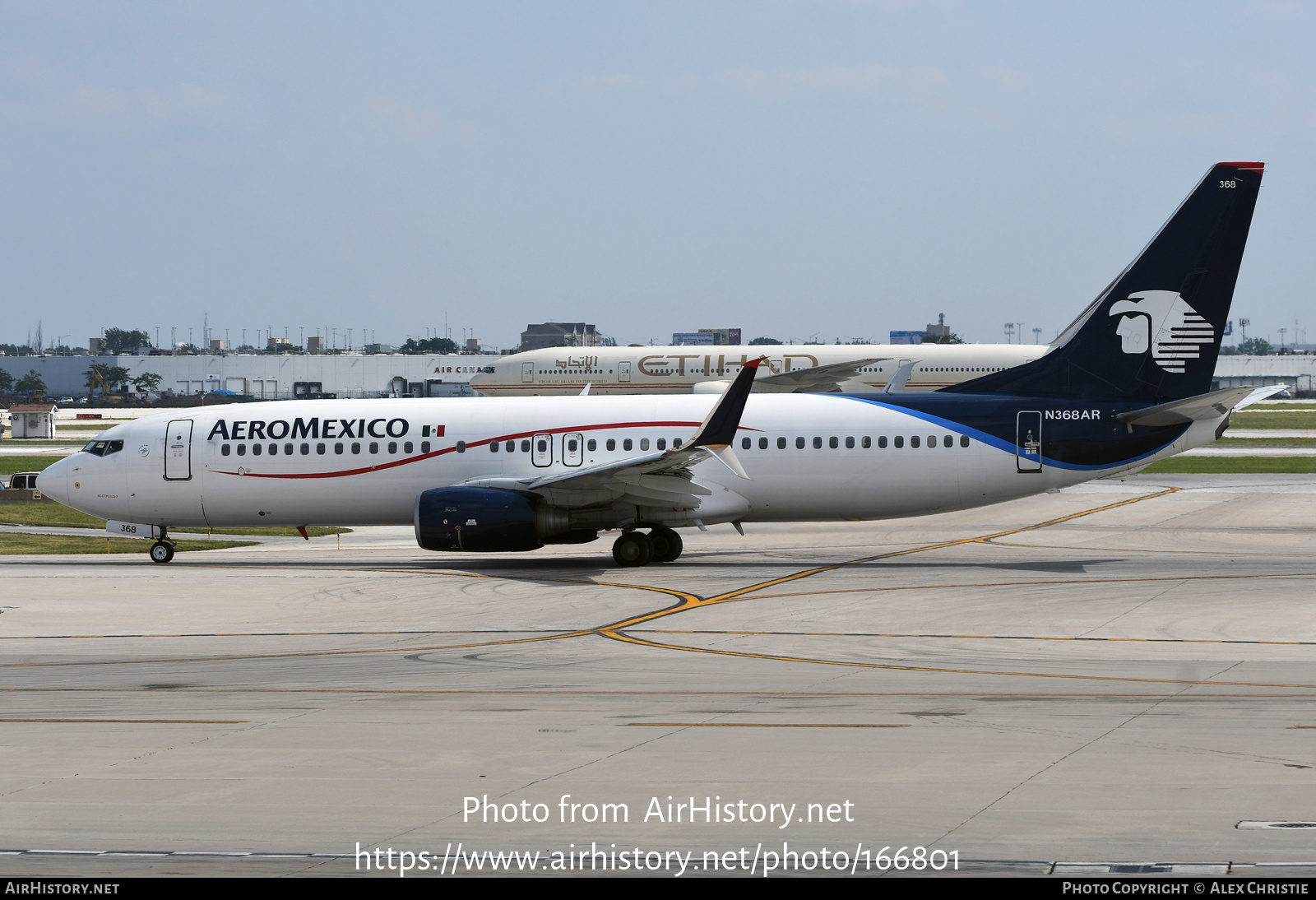 Aircraft Photo of N368AR | Boeing 737-86J | AeroMéxico | AirHistory.net #166801