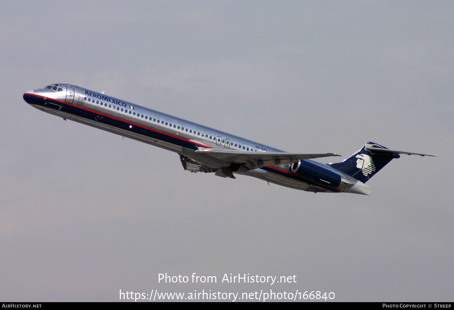 Aircraft Photo of XA-SXJ | McDonnell Douglas MD-83 (DC-9-83) | AeroMéxico | AirHistory.net #166840