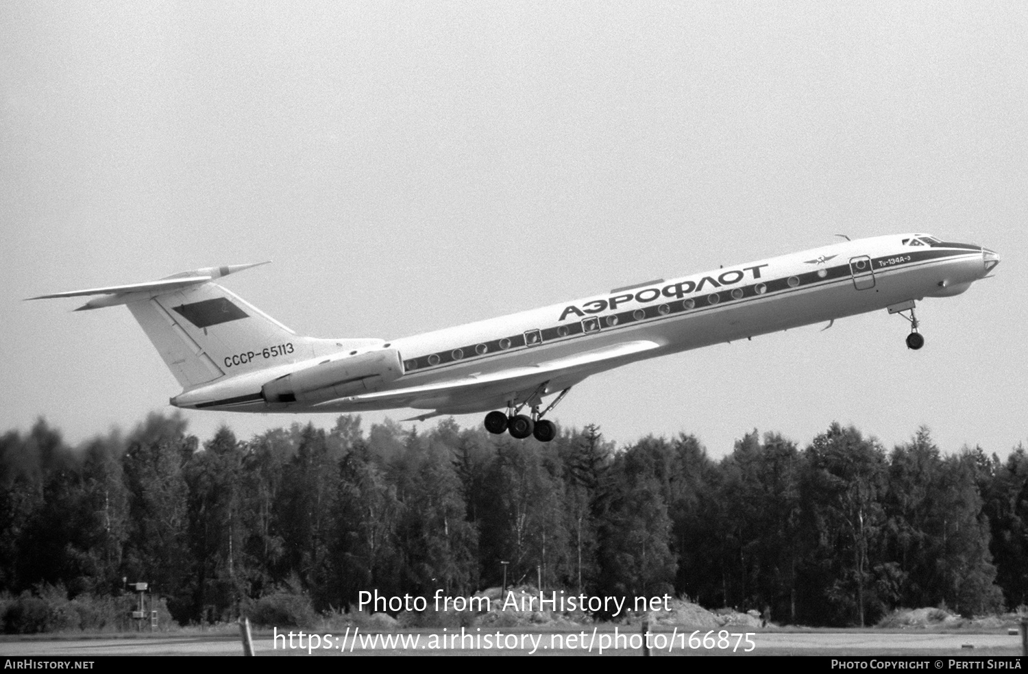 Aircraft Photo of CCCP-65113 | Tupolev Tu-134A-3 | Aeroflot | AirHistory.net #166875