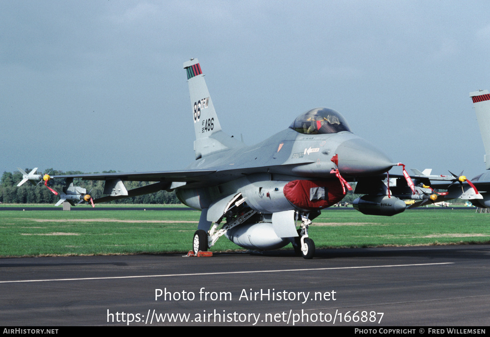 Aircraft Photo of 85-1486 / AF85-486 | General Dynamics F-16C Fighting Falcon | USA - Air Force | AirHistory.net #166887