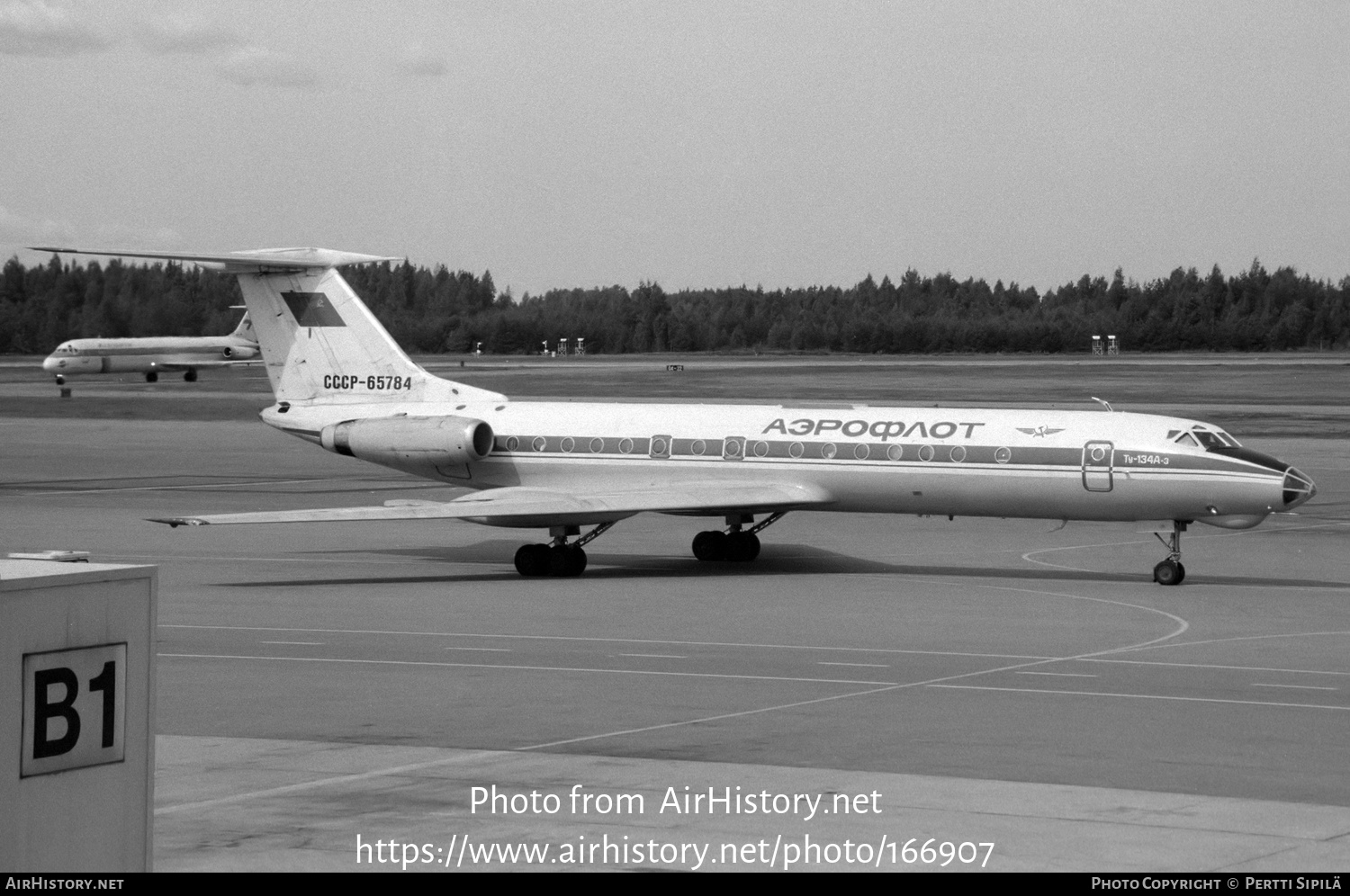 Aircraft Photo of CCCP-65784 | Tupolev Tu-134A-3 | Aeroflot | AirHistory.net #166907