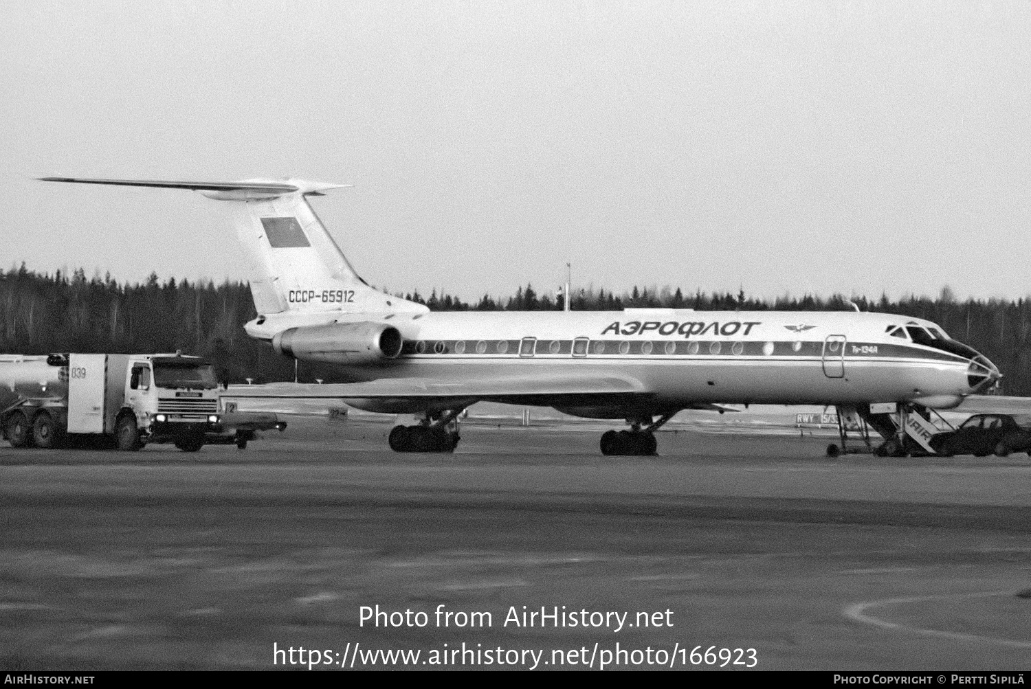 Aircraft Photo of CCCP-65912 | Tupolev Tu-134AK | Aeroflot | AirHistory.net #166923