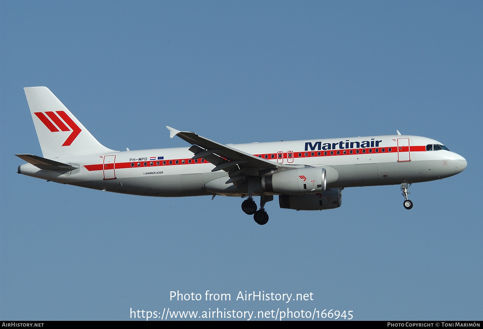 Aircraft Photo of PH-MPD | Airbus A320-232 | Martinair | AirHistory.net #166945