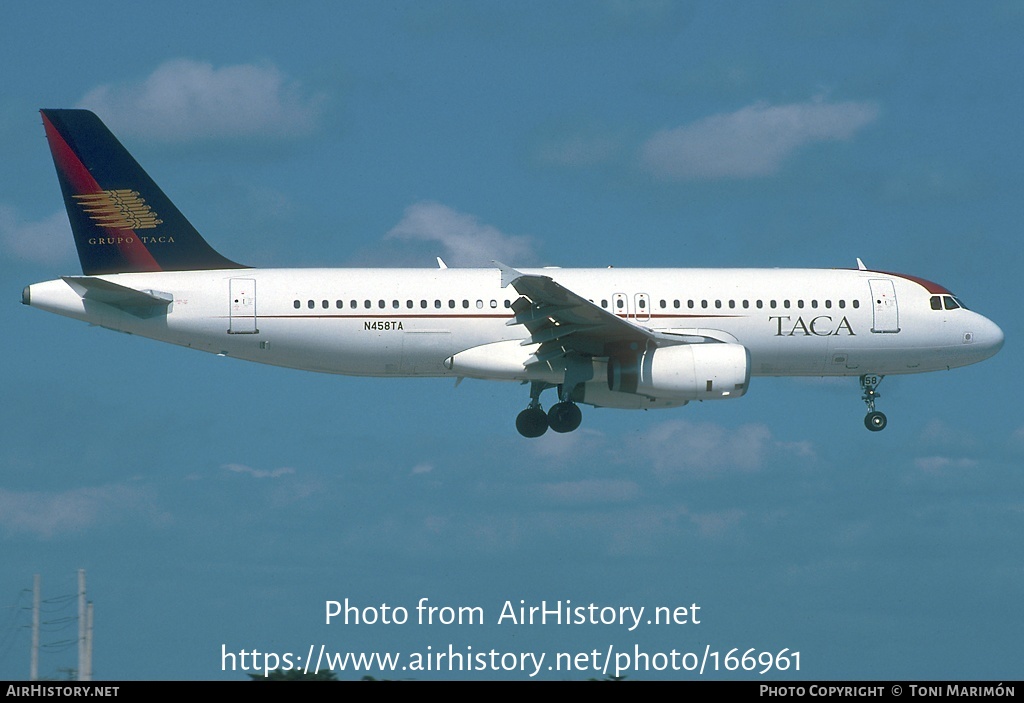 Aircraft Photo of N458TA | Airbus A320-233 | TACA - Transportes Aéreos Centro Americanos | AirHistory.net #166961