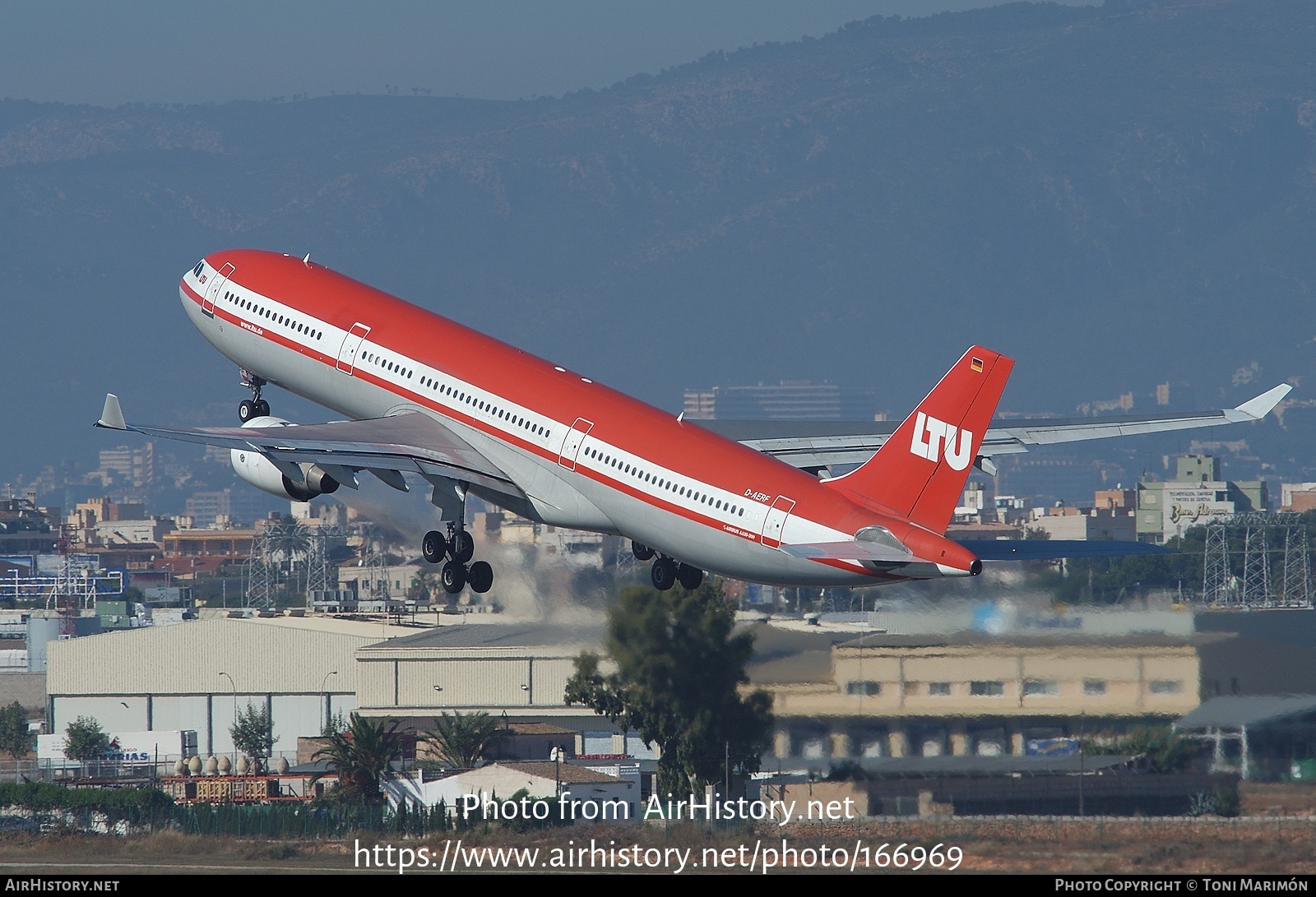 Aircraft Photo of D-AERF | Airbus A330-322 | LTU - Lufttransport-Unternehmen | AirHistory.net #166969